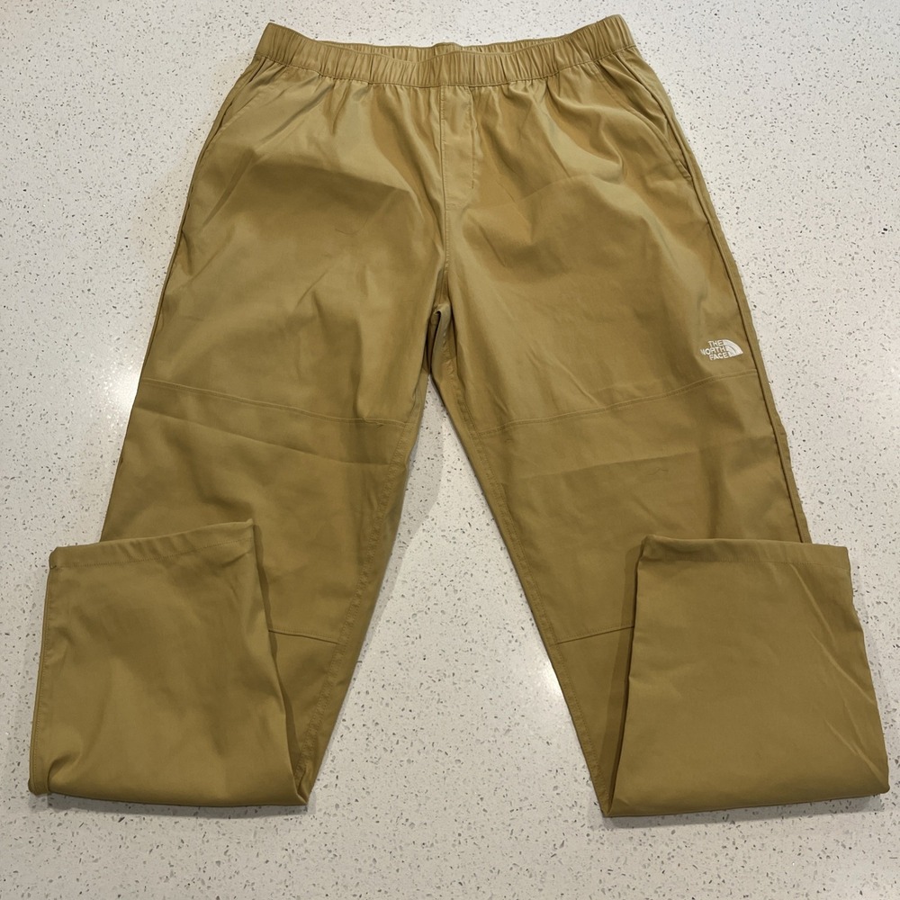 The North Face Men's Medium Class V Pants Tan Drawstring Hiking Camp